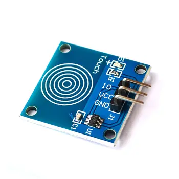 10 шт./лот Цифровой датчик TTP223 TTP223B Модуль емкостного сенсорного переключателя синий