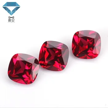 100шт XIAN Gems Factory Directsale Корунд 34 # Сапфир 5 # Красные Рубиновые Камни Огранки 