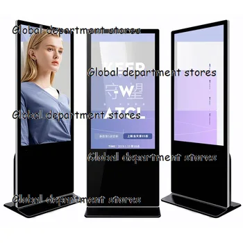 32-дюймовый 43-дюймовый Android + сенсорный экран Напольная подставка сетевой wifi ЖК-рекламный дисплей крытый киоск автономная цифровая вывеска
