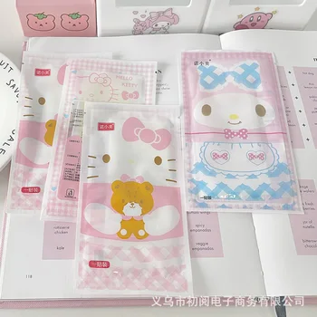 3шт прикольных наклеек Sanrio hello kitty Cinnamon с милыми мультяшными наклейками для студентов, которые охлаждают и предотвращают рассеивание тепла