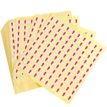 6400 шт. красных круглых наклеек в горошек Самоклеящиеся этикетки для проверки продукции на дефект 10 мм