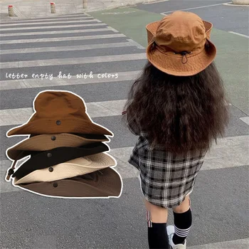 Bmnmsl Солнцезащитная шляпа для взрослых и детей, для мальчиков и девочек, однотонный солнцезащитный козырек с широкими полями, Уличная Кепка, Летняя шляпа