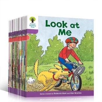 Rndom 18 Книг или 36 книг Oxford Reading Tree Level ручная книга, помогающая ребенку Читать Акустическую английскую историю, книжка с картинками