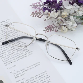 ZENOTTIC 2023, Новые очки в квадратной золотой оправе из сплава Eeyeglasses для мужчин и женщин, оптические очки по рецепту