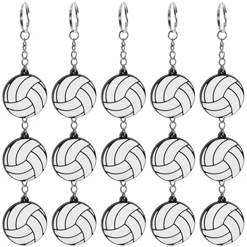 Брелки для ключей Сумка для волейбольной вечеринки Подвесные подвески брелки для ключей сувениры для волейбольной вечеринки