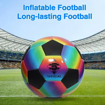 Высококачественный футбольный мяч Надежный футбольный мяч из водонепроницаемого ПВХ, прочная игрушка для занятий футболом в помещении, устойчивая к износу