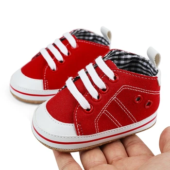 Детские парусиновые кроссовки для мальчиков, летняя осенняя обувь для новорожденных, балетки на мягкой подошве, первые ходунки для малышей