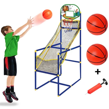 Детское баскетбольное кольцо, детское мини-баскетбольное кольцо с 2 баскетбольными мячами, спортивный игровой набор, баскетбольная тренировочная игрушка для Рождественского подарка
