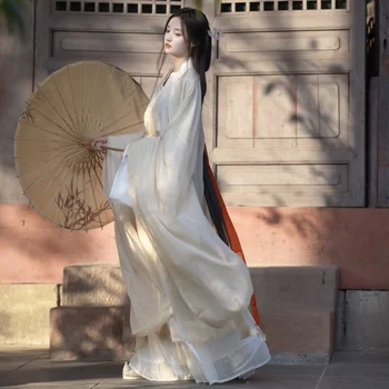 Женское платье Ханфу, традиционная китайская тканевая одежда, древний костюм, сценический костюм принцессы, роль восточной сказочной принцессы-p