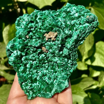 Зеленый малахит Натуральный необработанный кристалл Обломочный камень Куб Коллекционный образец минералов для домашнего декора