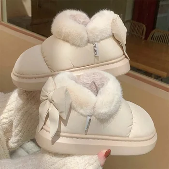 Корейская версия модной дикой водонепроницаемой мужской хлопчатобумажной обуви зимняя теплая утолщенная пара снежных ботинок с подкладкой tide