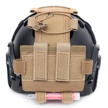 Крышка батарейного отсека тактического военного шлема FAST Army Paintball Helmet MK2 Аккумуляторная сумка Противовес Чехол для аксессуаров для охоты на открытом воздухе