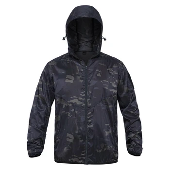 Мужская тактическая водонепроницаемая куртка-бомбер, летняя военная легкая армейская мужская камуфляжная ветровка Soft Shell Multicam, пальто
