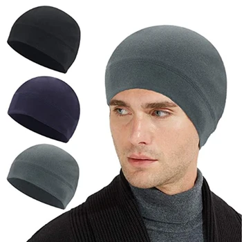 Новая мужская ветрозащитная флисовая теплая шапка-Бини, мужская зимняя лыжная велосипедная кепка, Шляпа для Женщинкулисы, хип-хоп Шляпы, холодный ветер