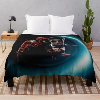 Одеяло Red Devils в стиле ретро, туристическое одеяло, Фланелевая ткань, Мягкие постельные одеяла