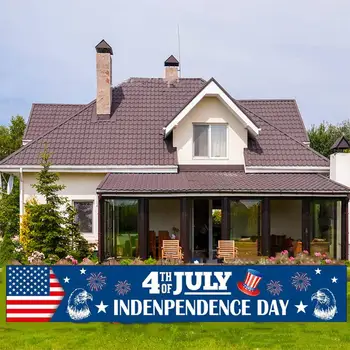 Плакат с Великим Днем независимости, многоразовая вывеска во дворе и саду, с Днем печати 4 июля, усиливает праздничную атмосферу
