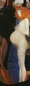 Репродукция картины Густава Климта маслом на льняном холсте 