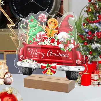 Рождественское украшение Праздничное украшение рабочего стола Праздничное украшение рождественского стола Принадлежности для вечеринок Подарок Рождественский рабочий стол акрил