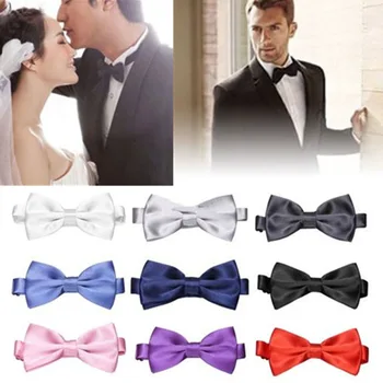 Рубашки с галстуком-бабочкой ярких цветов, галстук-бабочка для мужчин, деловой Свадебный галстук-бабочка для взрослых, однотонные галстуки-бабочки, костюмы-бабочки