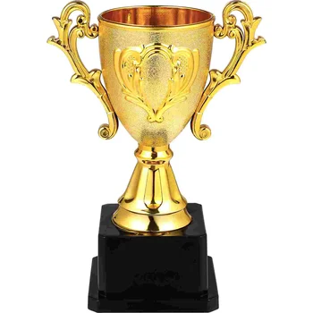 Трофей Трофеи Награда Пластиковая Золотая Детская Наградная Чашка Победитель Мини-Кубков Детская Награда Забавный Трофей Трофические Медали Футбольная Игрушка Золотая