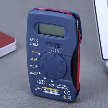 Цифровой мультиметр M300, ультратонкий мини-карманный встроенный мультиметр