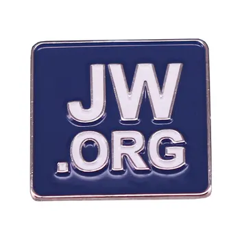 Эмалевые Булавки JW Org Синий Символ Свидетелей Иеговы Значок На Лацкане Брошь Для украшения рюкзака